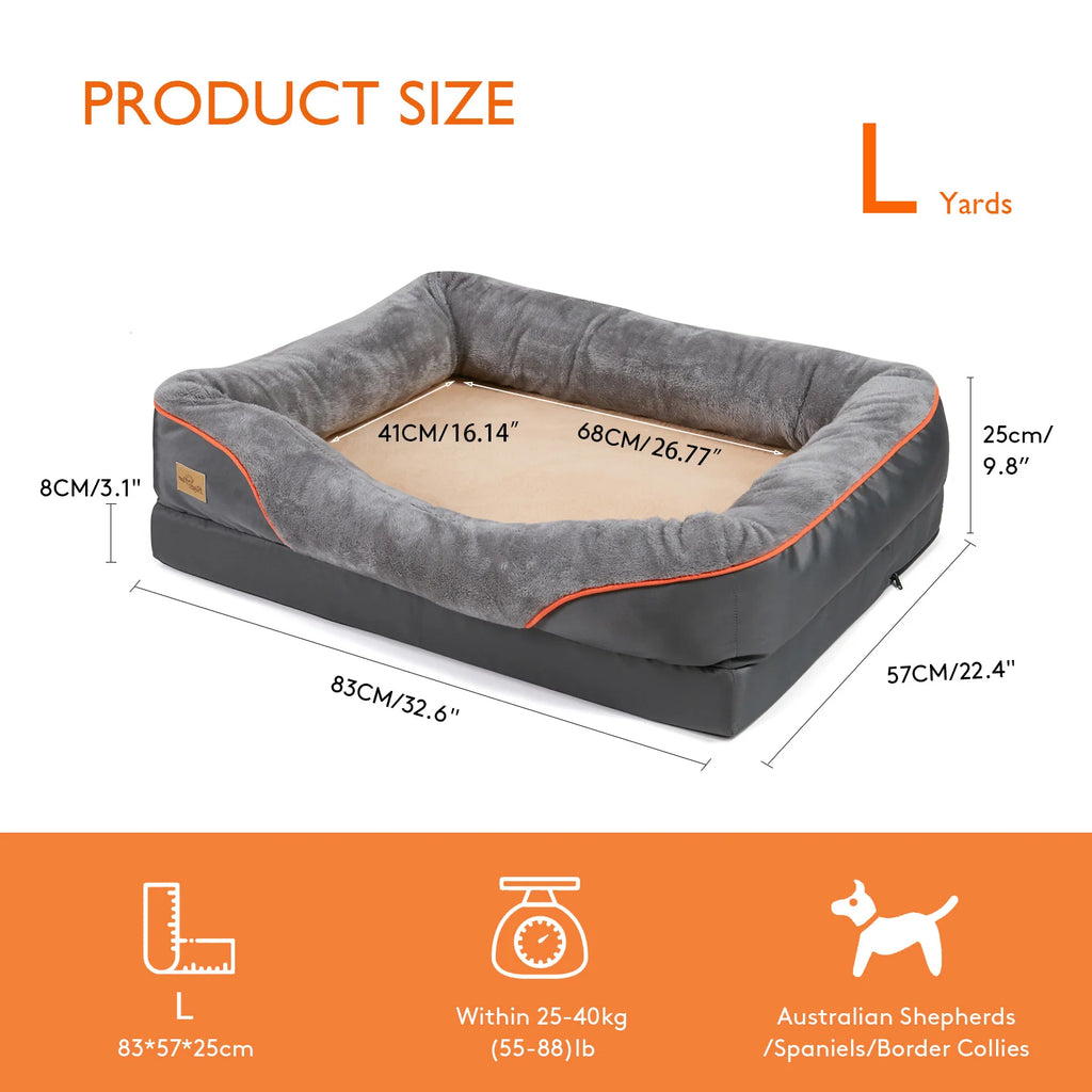 Large Soft Comfortable Cozy Bed - Dog