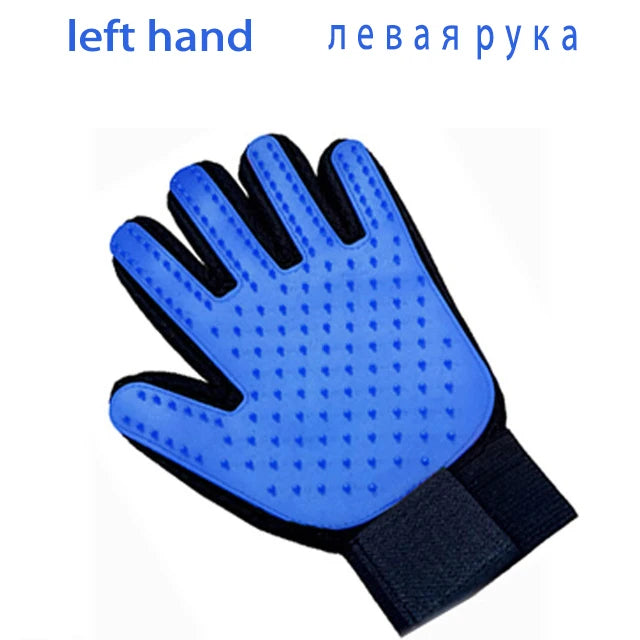 Dog Cat Deshedding Brush Gloves
