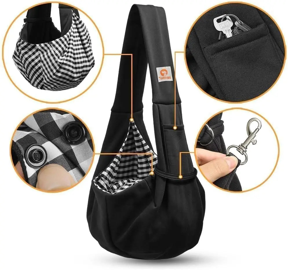 Hands-Free Shoulder Sling Pet Carrier - Dog Cat - (10 Color Options) - (S, M) - (While Supplies Last)