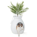 Smart Plant Litter Box with Electronic Odor Remover - Cat - (White) - (While Supplies Last)