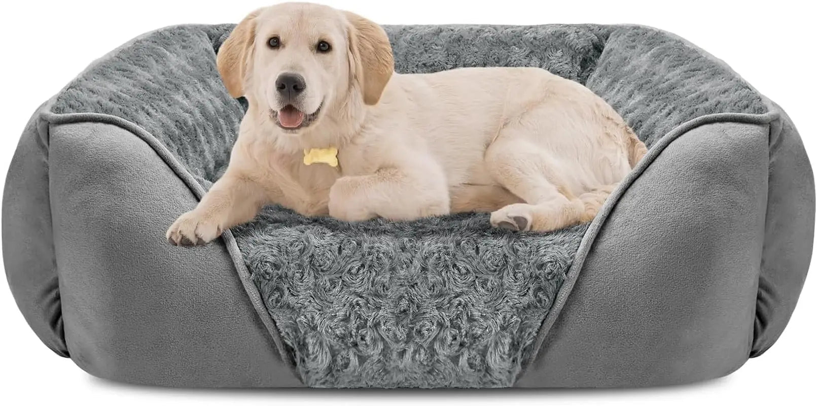 Washable Orthopedic Dog Bed – Soft Calming Pet Sofa for Small to Large Dogs