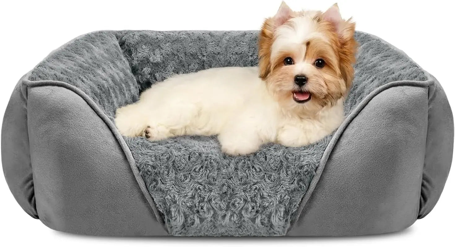 Washable Orthopedic Dog Bed – Soft Calming Pet Sofa for Small to Large Dogs