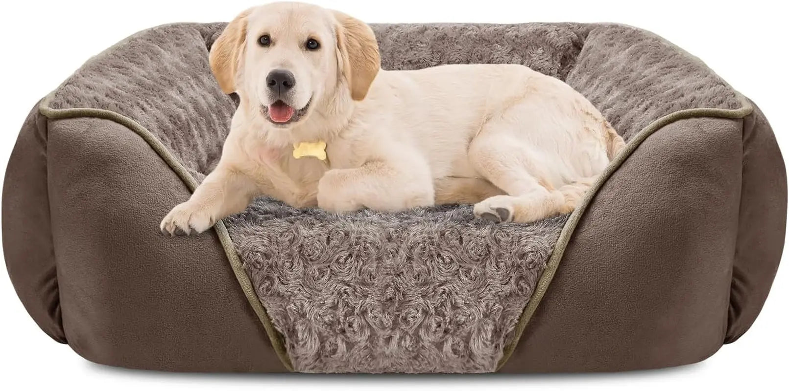 Washable Orthopedic Dog Bed – Soft Calming Pet Sofa for Small to Large Dogs