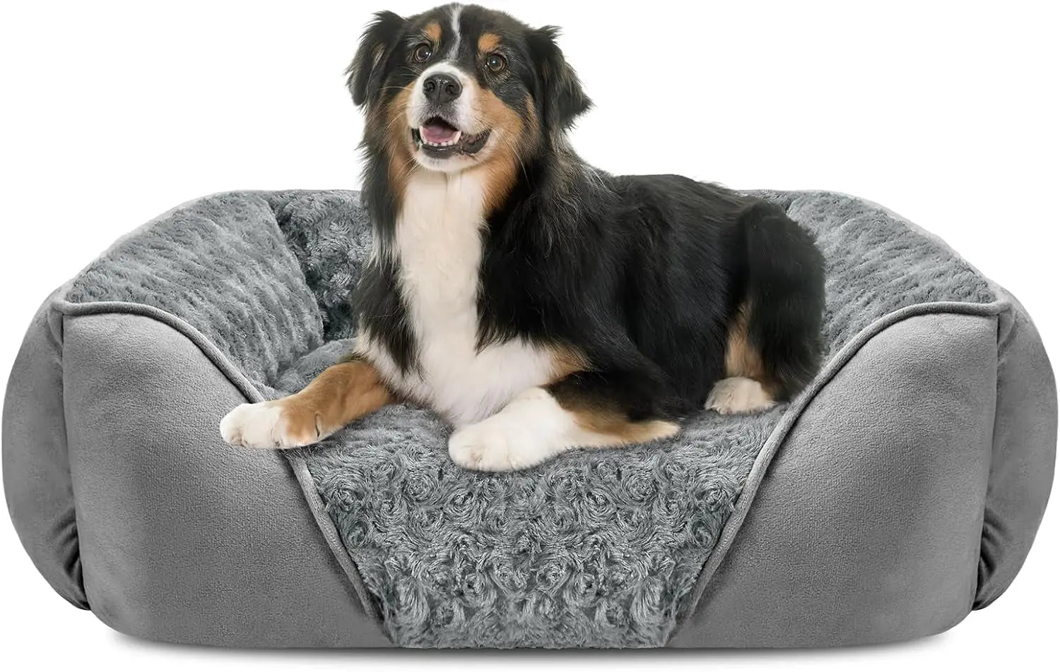 Washable Orthopedic Dog Bed – Soft Calming Pet Sofa for Small to Large Dogs