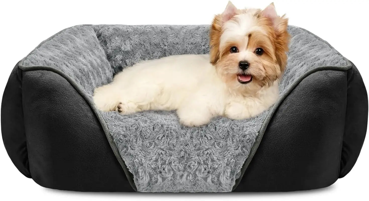Washable Orthopedic Dog Bed – Soft Calming Pet Sofa for Small to Large Dogs