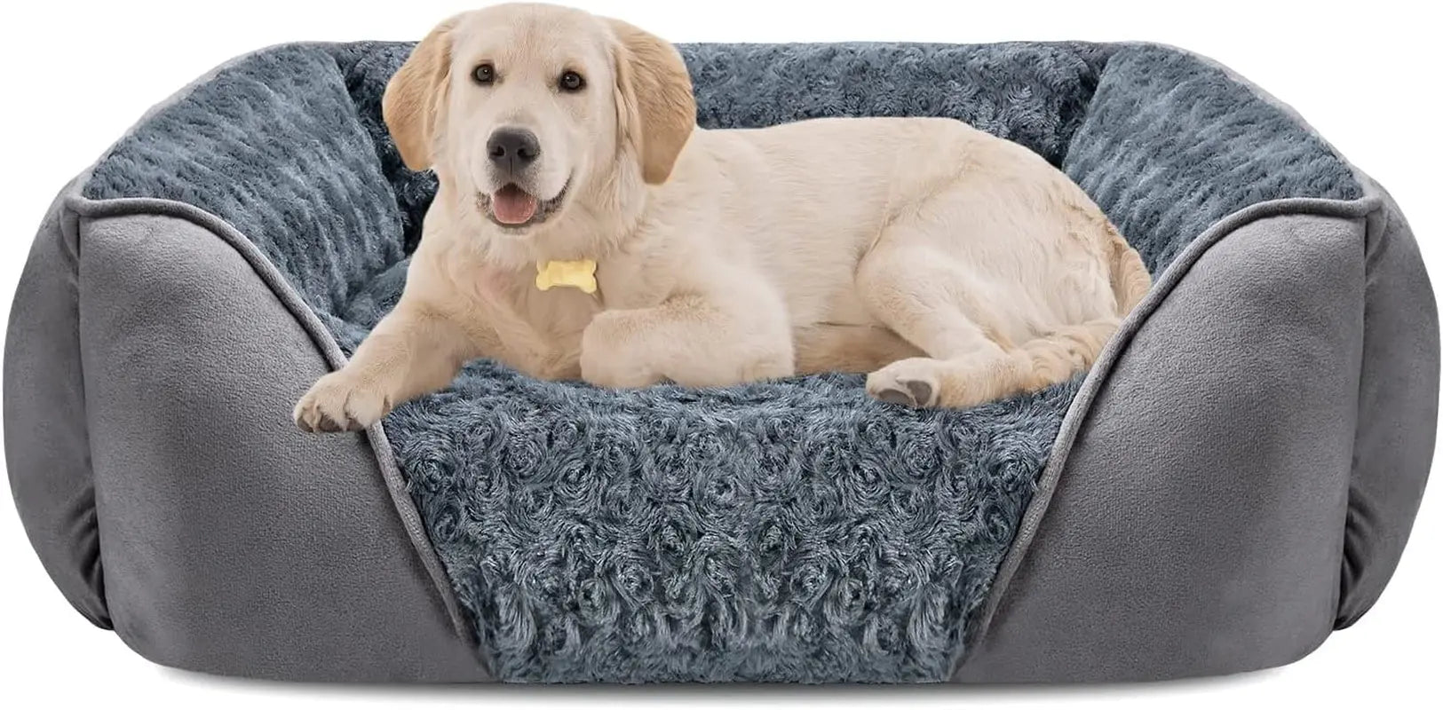 Washable Orthopedic Dog Bed – Soft Calming Pet Sofa for Small to Large Dogs