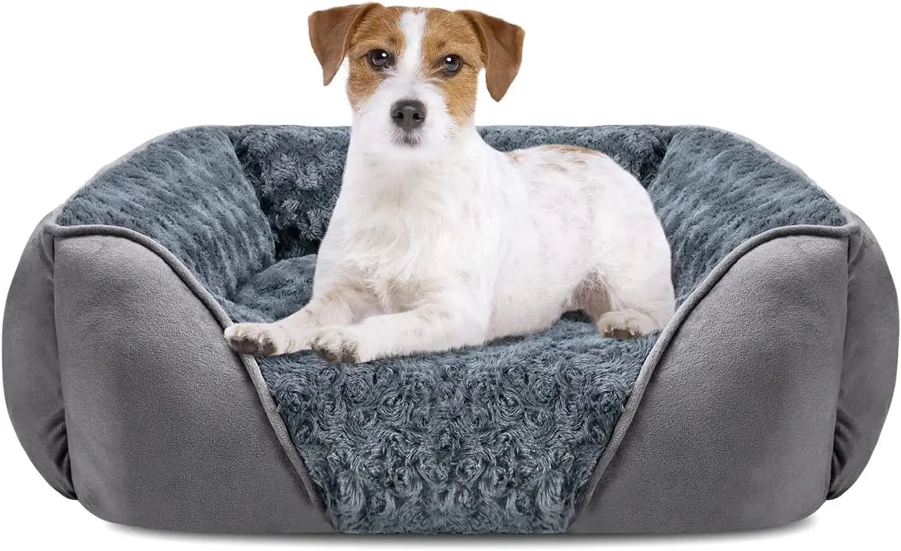 Washable Orthopedic Dog Bed – Soft Calming Pet Sofa for Small to Large Dogs