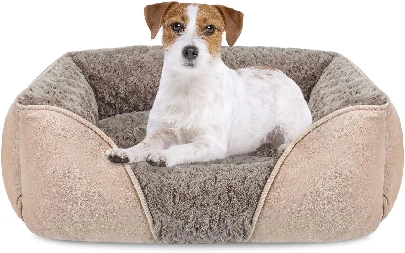 Washable Orthopedic Dog Bed – Soft Calming Pet Sofa for Small to Large Dogs