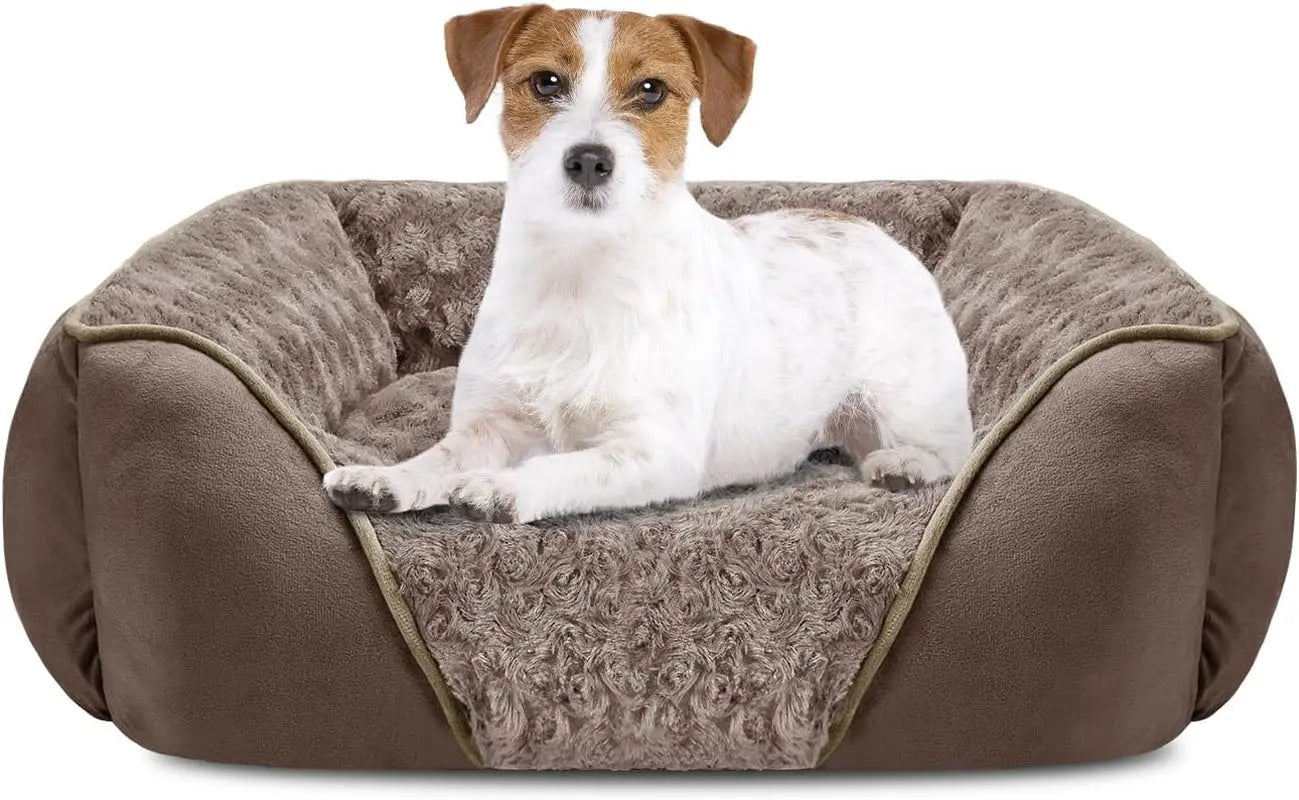 Washable Orthopedic Dog Bed – Soft Calming Pet Sofa for Small to Large Dogs