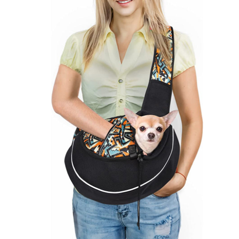 Safe Crossbody Pet Travel Bag - Dog Cat - (Durable) - (S,M) - (5 Color Options)