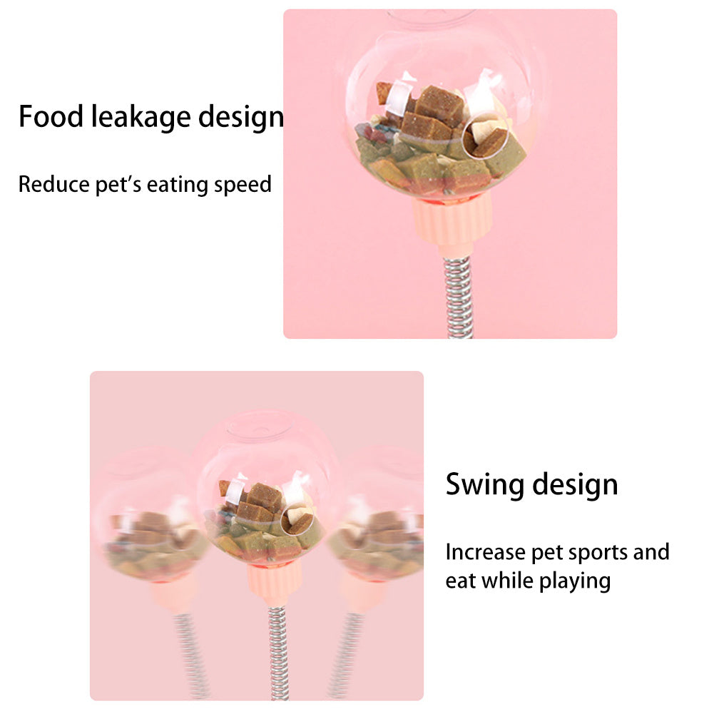 Non-Slip Feeder and Play Toy - Cat - (Pink, Blue)