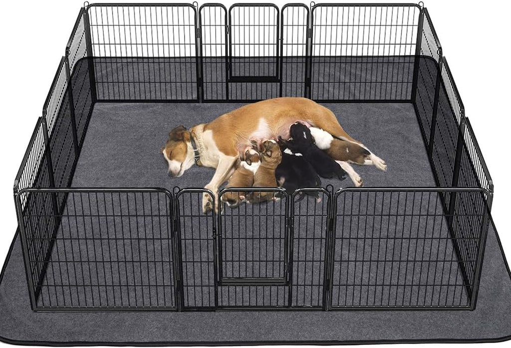 Non-Slip 4-Layer Pee Pad - Dog - (Potty Training) - (Comfortable) - (72x72 in) - (Washable) - (Grey) - (While Supplies Last)
