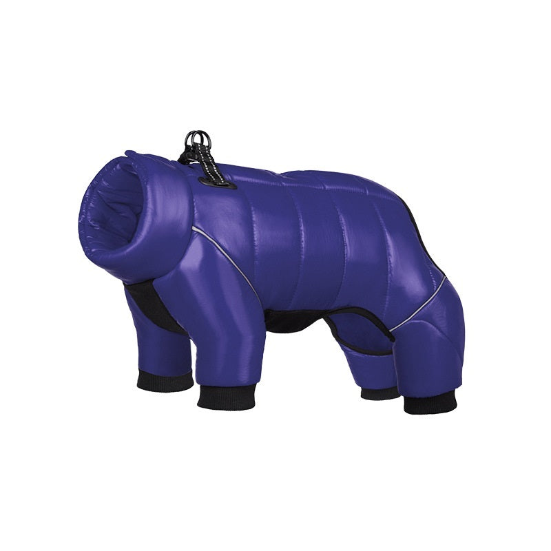 4-Legged Fitted Waterproof Jacket - Dog - (S-2XL) -(3 Style Options) (7 Color Options)