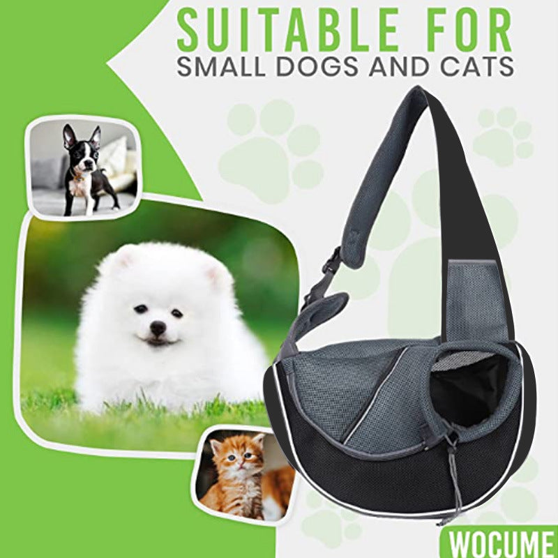 Safe Crossbody Pet Travel Bag - Dog Cat - (Durable) - (S,M) - (5 Color Options)