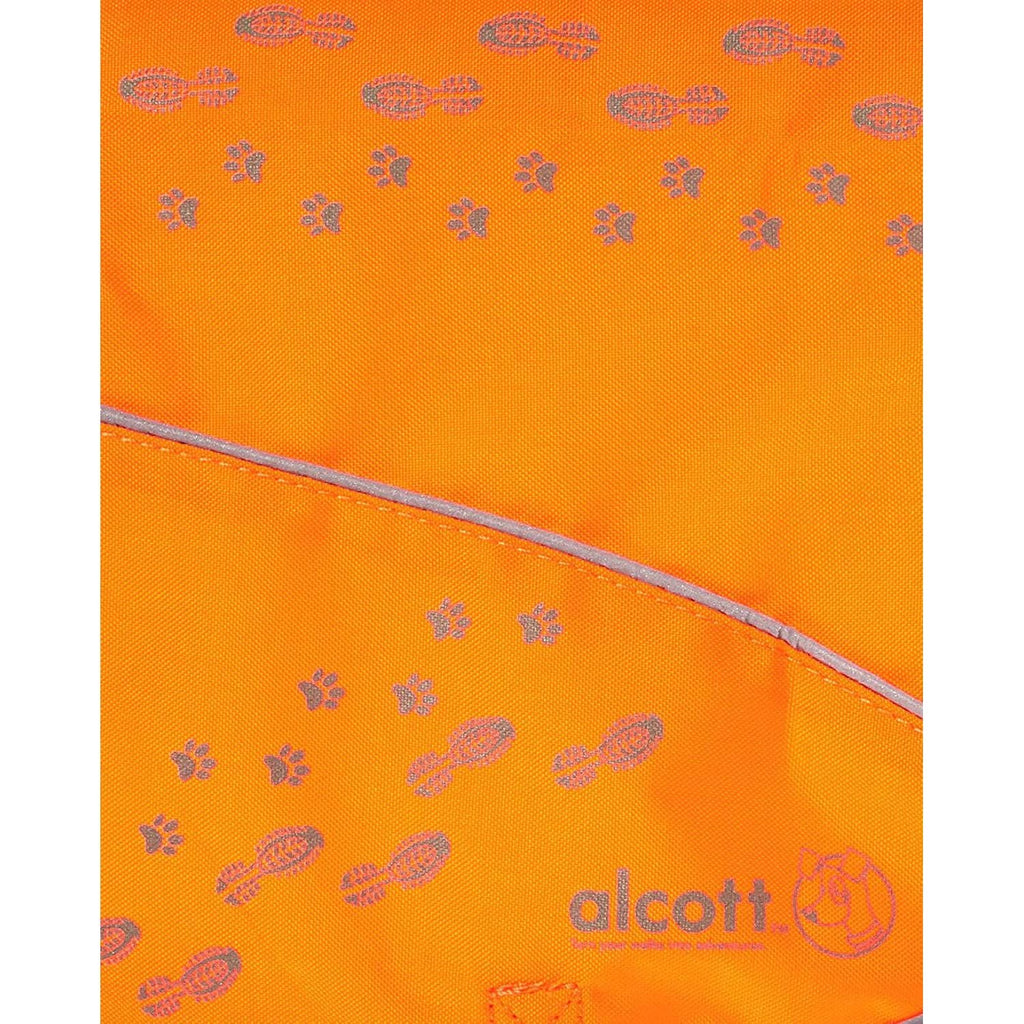 Visibility Vest with Reflective Trim - Dog - (Adjustable) - (Lightweight) - (Neon Orange) - ( S-L) -  (Alcott)