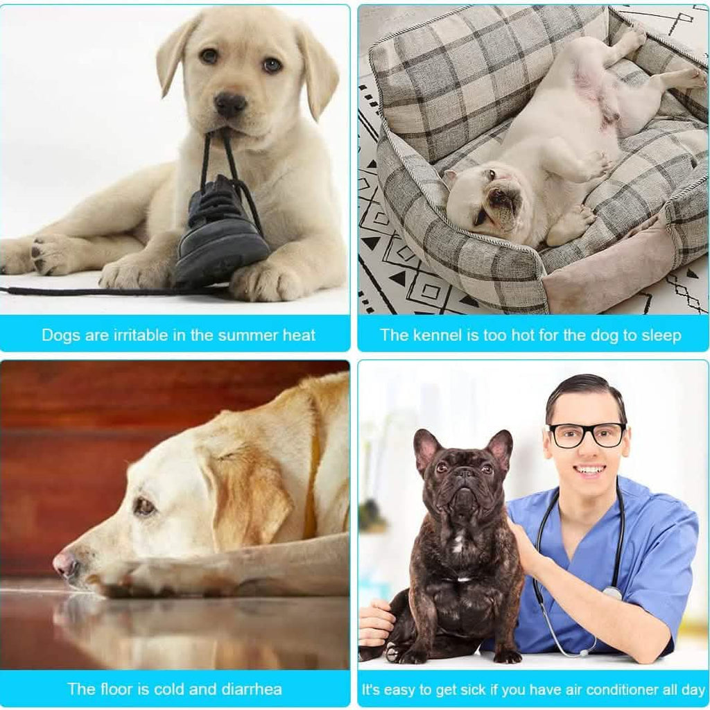 Automatic Cooling Sleeping Blanket or Pet Mat - Dog  Cat  - (4 Color Options) - (2 Sizes0 - (Washable) - (M-XXL)