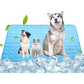 Automatic Cooling Sleeping Blanket or Pet Mat - Dog  Cat  - (4 Color Options) - (2 Sizes0 - (Washable) - (M-XXL)