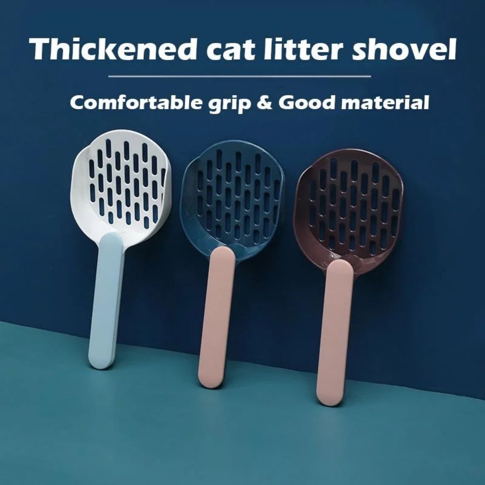 Litter Box Shovel - Cat - (3 Color Handle Options)