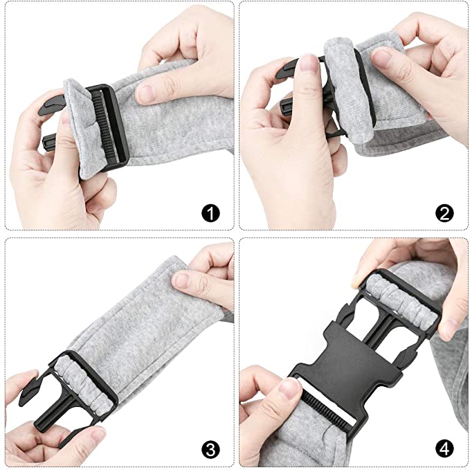 Hands-Free Travel Sling and Pet Carrier Pouch - Dog Cat - (Comfortable and Secure) - (Lt.Grey)