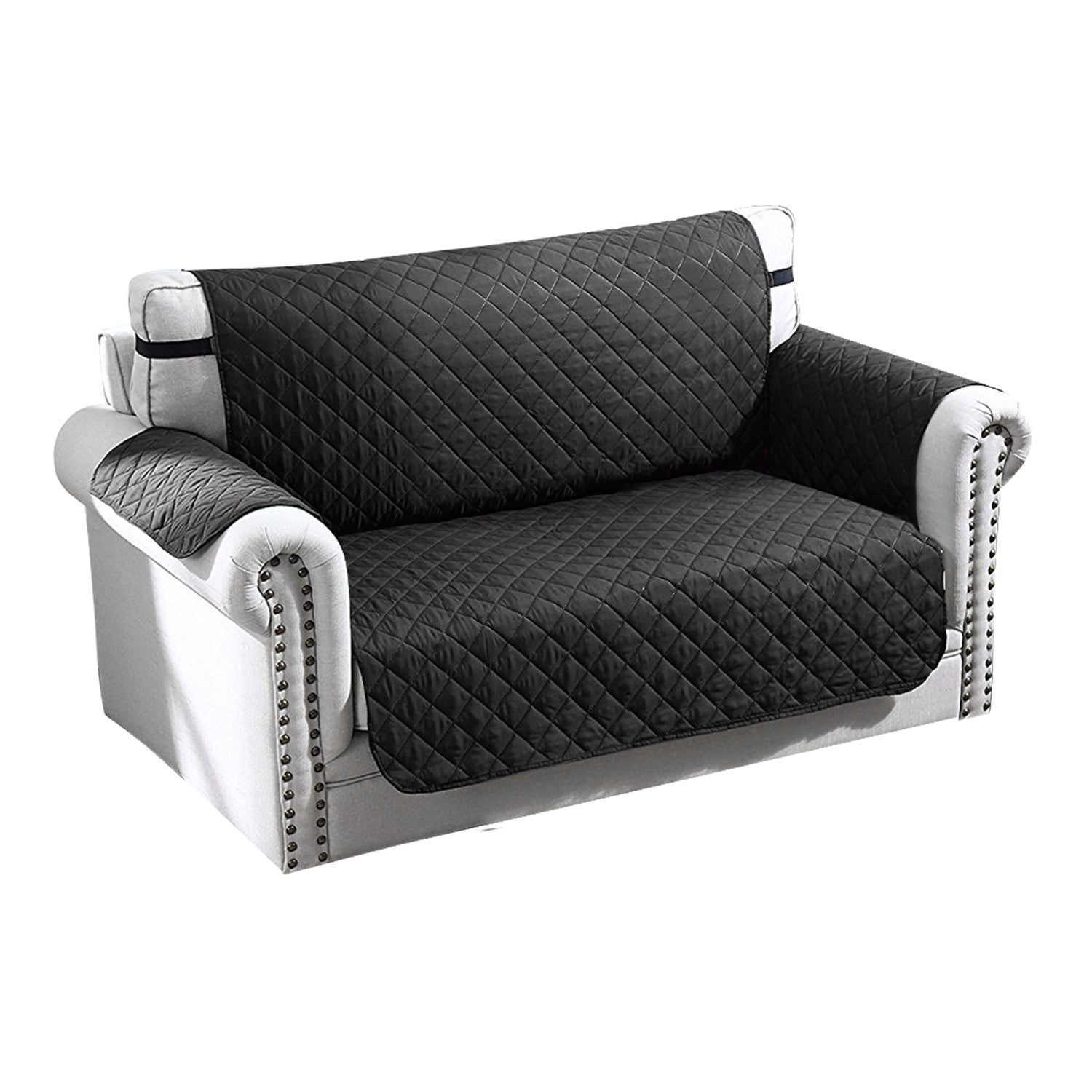 Black Reversible Microfiber Furniture Slipcover - Home Use - (While Supplies Last)