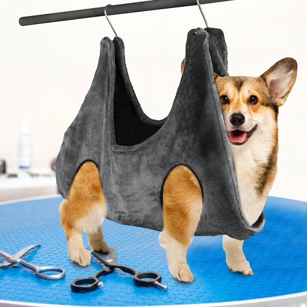 Hanging Grooming Hammock Harness - Dog Cat - (4 Color Options) - (S-L) - USA