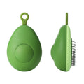 Grooming & Massage Brush - Cat   -  (Avocado Green, Lemon Yellow)