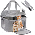 Travel Carrier Bag - Cat - (Mesh on Sides and at the Top of Bag) - (3 Color Options) - (Lightweight)