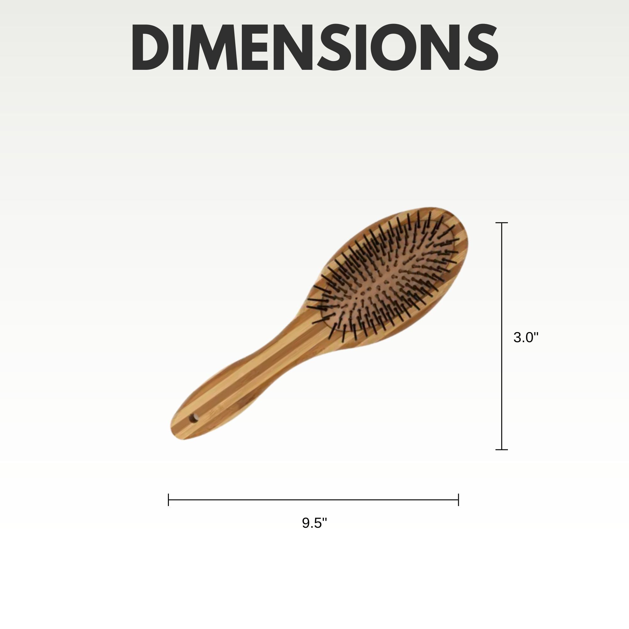 Natural Wood Grooming Brush - Dog - (Ergonomic, Durable & Versatile) - (Dual-Sided) - (While Supplies Last)