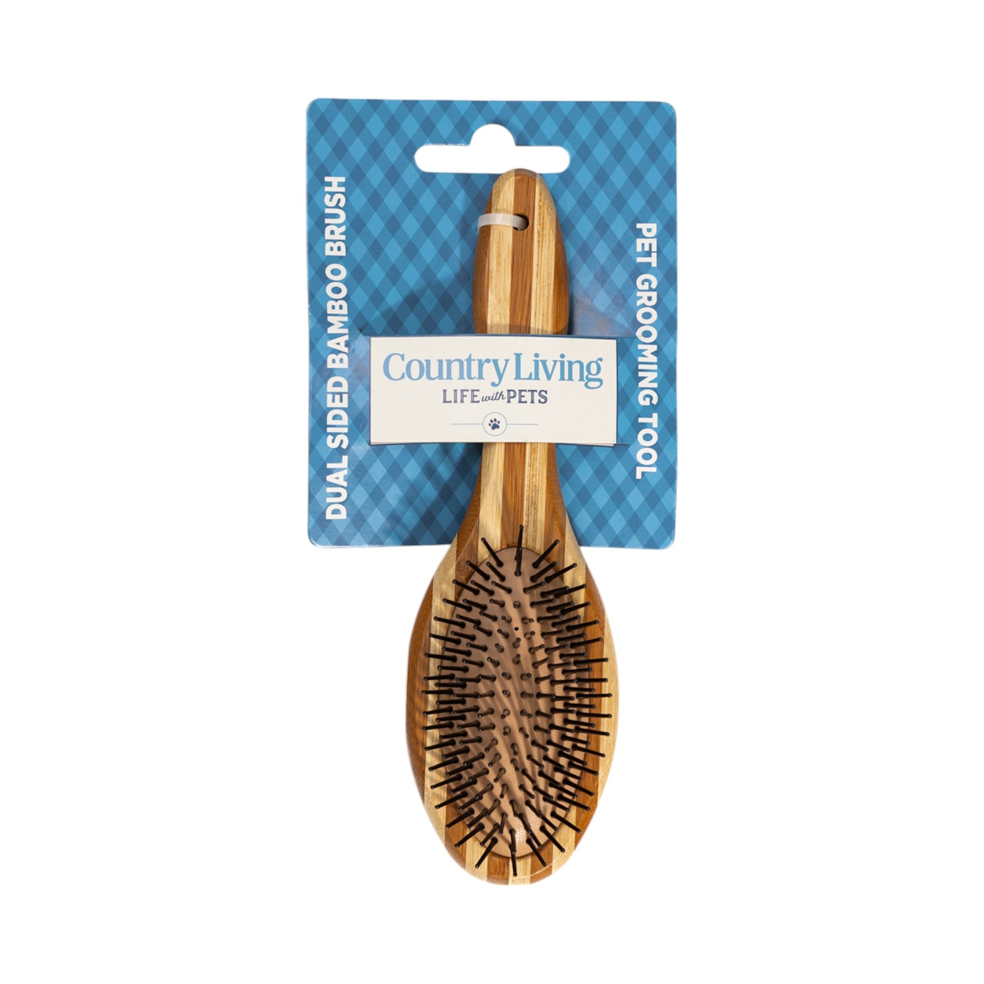 Natural Wood Grooming Brush - Dog - (Ergonomic, Durable & Versatile) - (Dual-Sided) - (While Supplies Last)