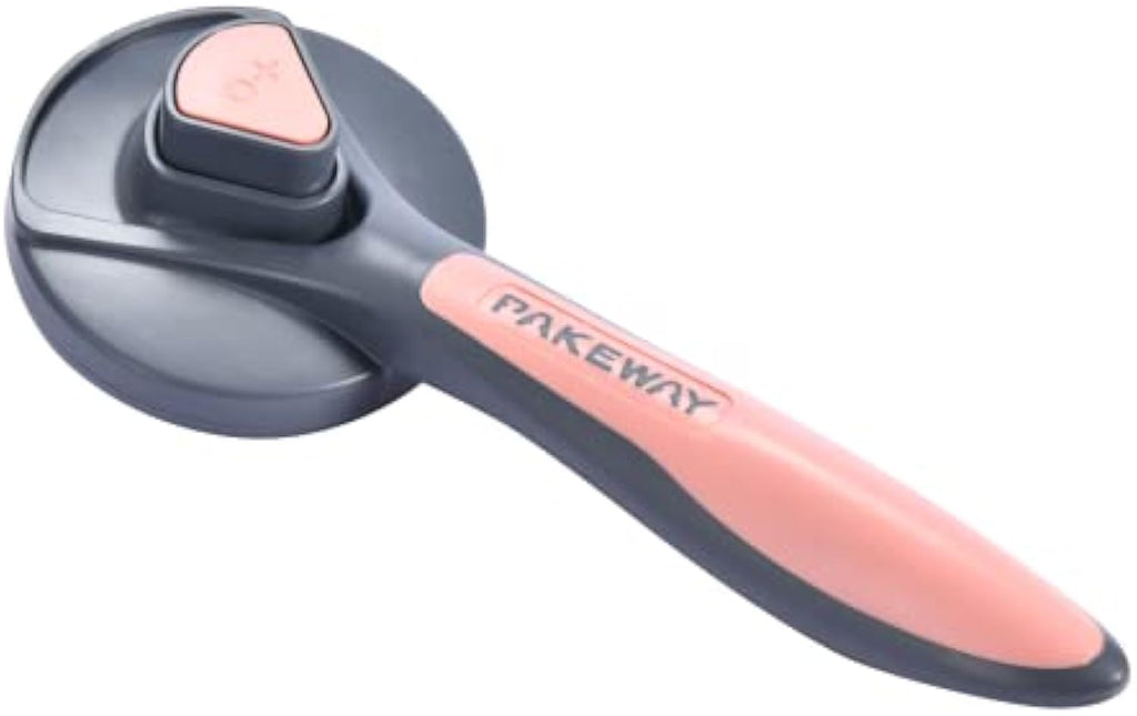 Grooming Brush - Dog Cat - (Self-Cleaning Slicker) - (3 Color Options) - (Removes Loose and Tangled Hair) -