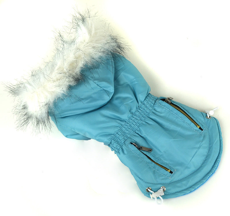 Padded Cotton Clothes with Zipper - Dog Cat - (XS-XXL) - (9 Color/Style Options)