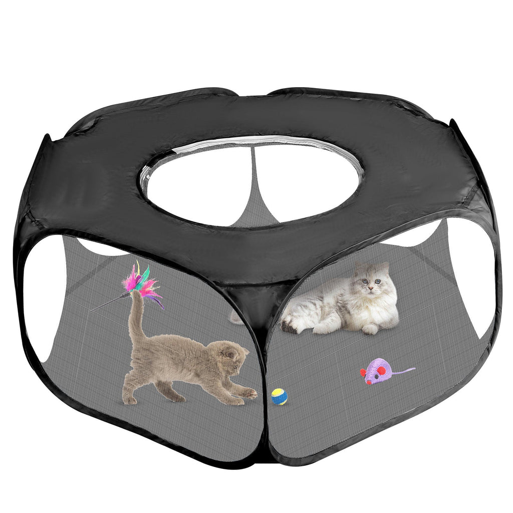 Foldable Minipet Fence Outdoor Indoor Game Exercise