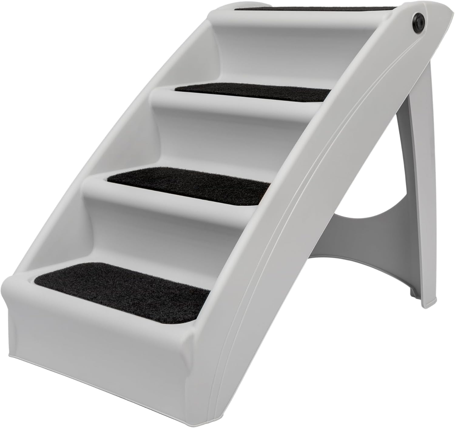 Non Slip 4 Steps - Dog - (Foldable and Portable) - (Frisco) - (20" / 25") - (Grey, Tan) - (While Supplies Last)