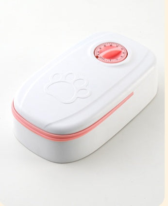 Automatic 2-in-1 Gravity Food and Water Feeder - Dog Cat - (2 Size Options) - (Pink, Grey)