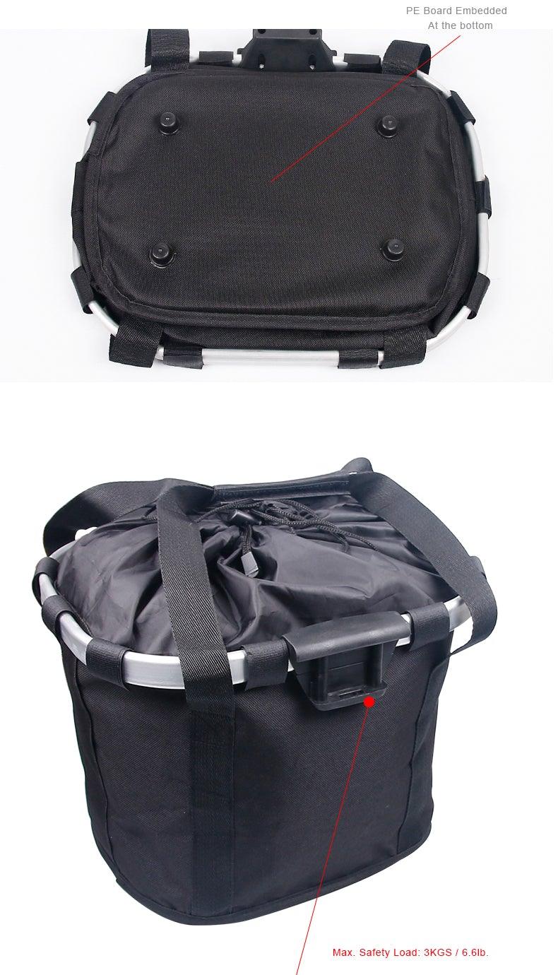 Bicycle Handlebar Pet Carrier Basket - Dog Cat - (4 Color Options) - (Stylish) - (Secure)
