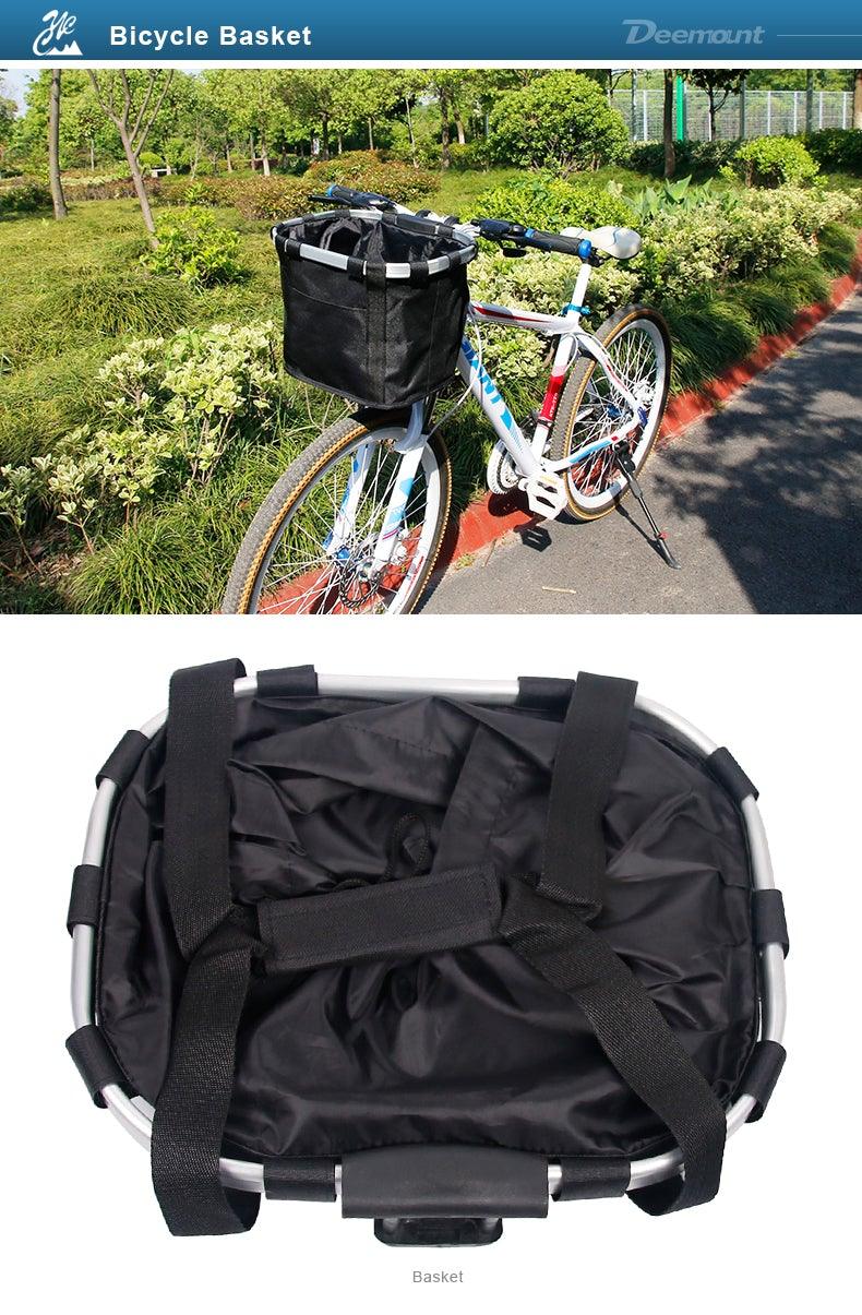 Bicycle Handlebar Pet Carrier Basket - Dog Cat - (4 Color Options) - (Stylish) - (Secure)