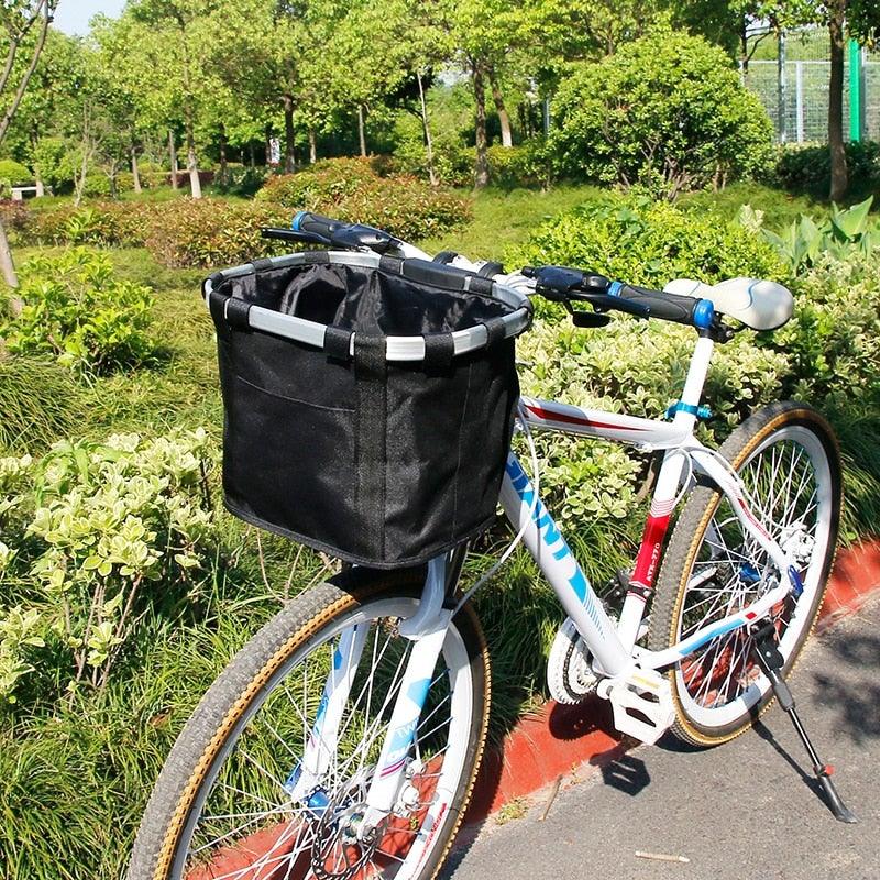 Bicycle Handlebar Pet Carrier Basket - Dog Cat - (4 Color Options) - (Stylish) - (Secure)