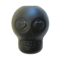 Magnum Sugar Skull Chew Toy & Treat Dispenser - Dog -  (30-65 lbs)| - (Black ) - (Rubber) - (SodaPup)