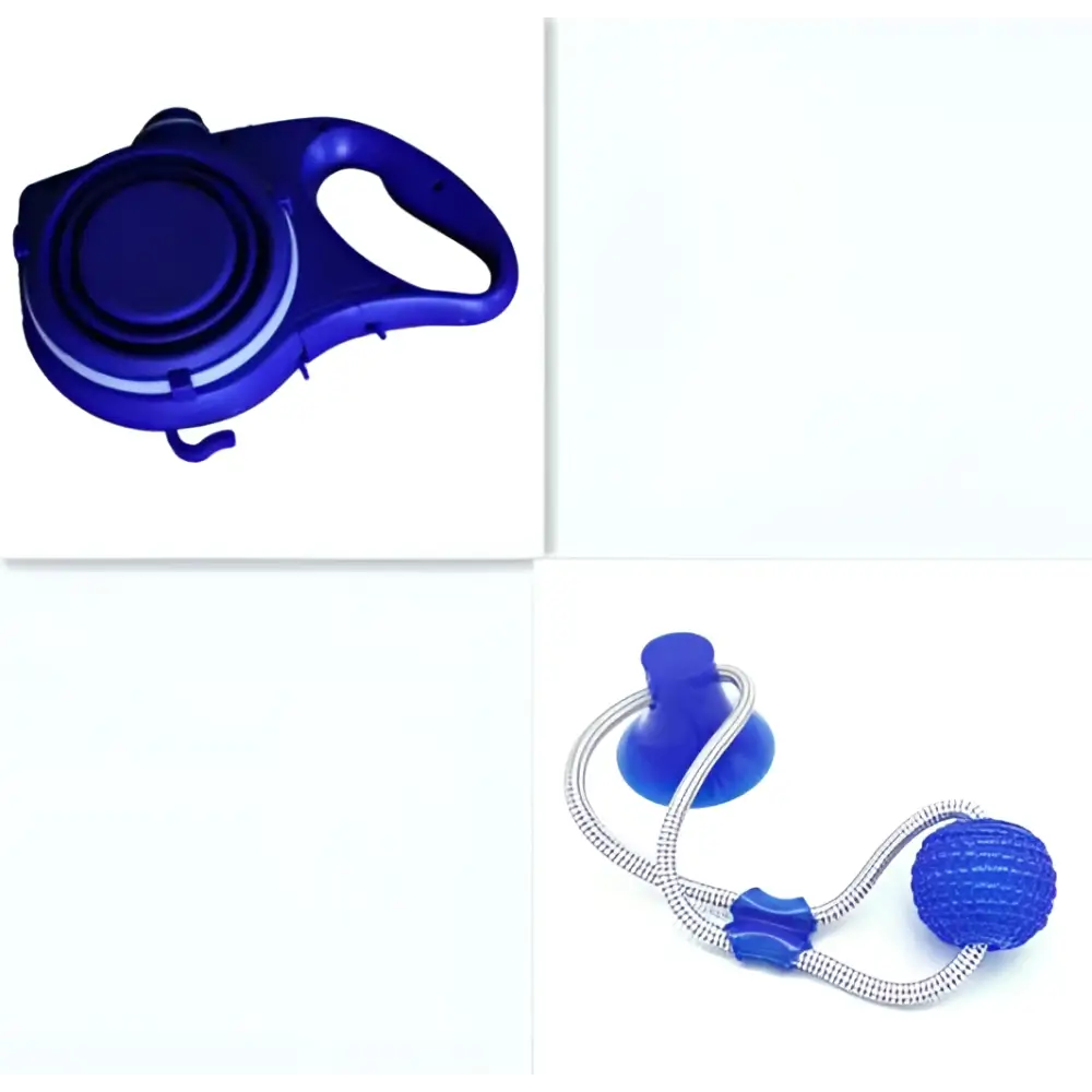 Retractable Leash with Collapsible Water Bowl - Dog - (3 Color Options)