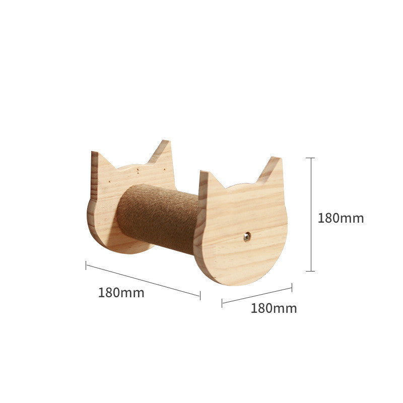 Cat Climbing Wall Ladder, Platforms, and Columns - (17 Options) - (Wood)