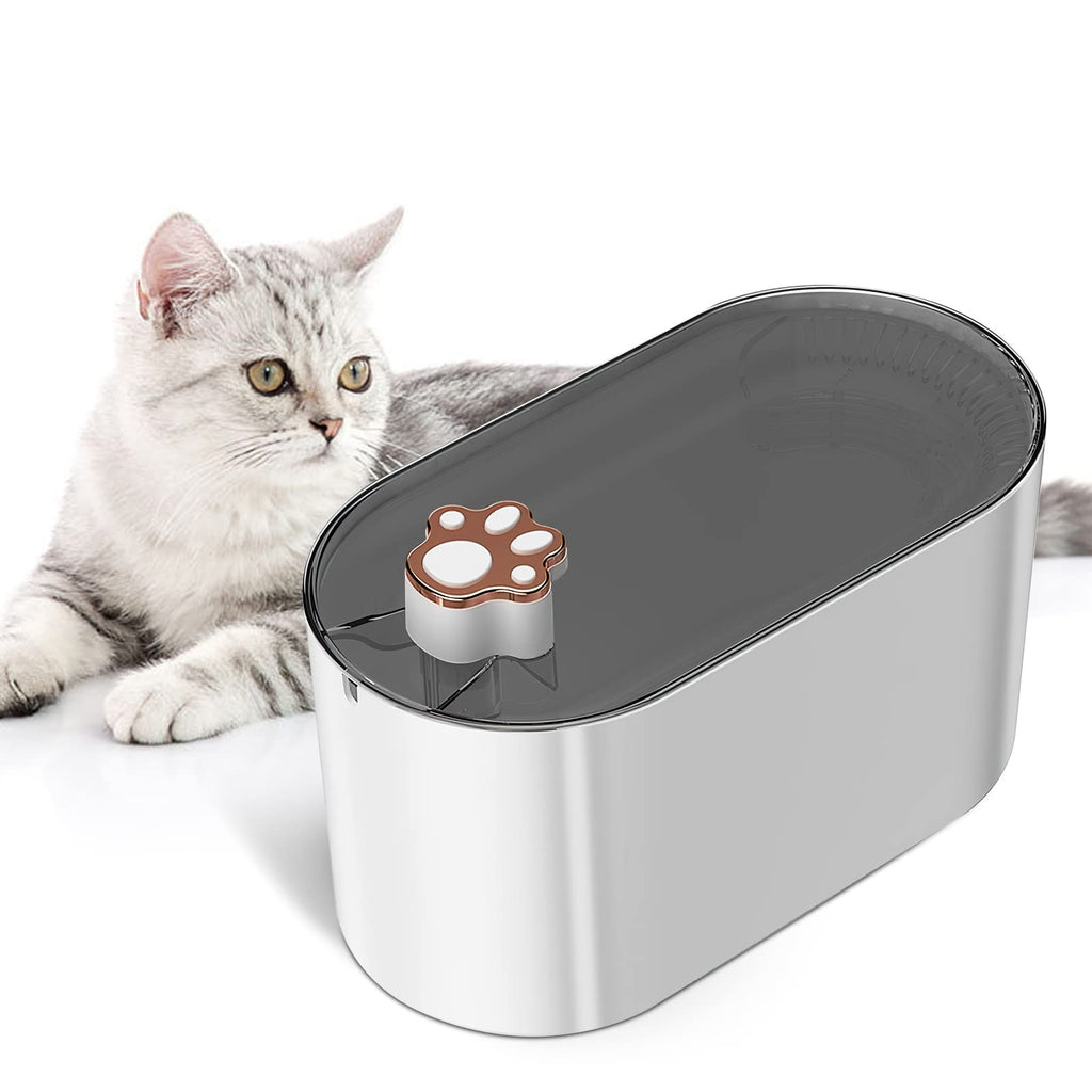 Ultra Quiet Automatic Water Fountain - Dog Cat -  (Blue, White) - (3 L) - (While Supplies Last)