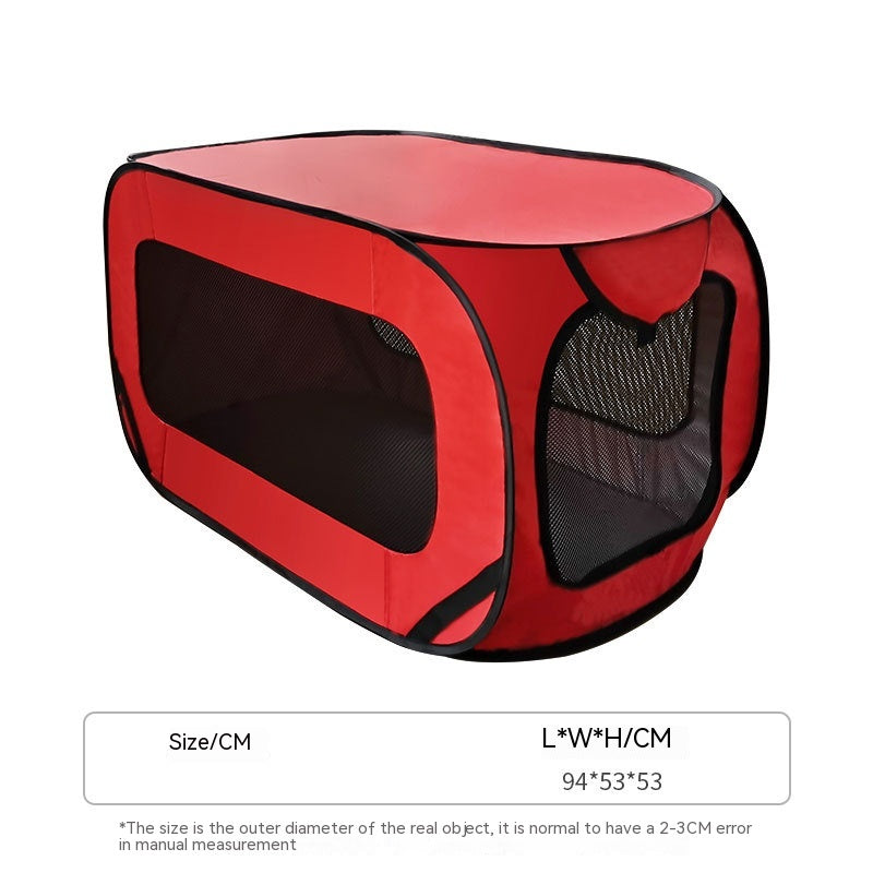 Travel Pet Enclosure - Dog - (3 Color Options) - (Portable) - (Lightweight) - (Mesh)
