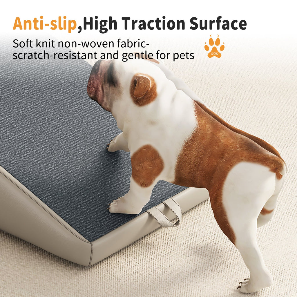2-in-1  Ramp and Ottoman - Dog Cat - (Solid Wood) - (Non-Slip)- (While Supplies Last)