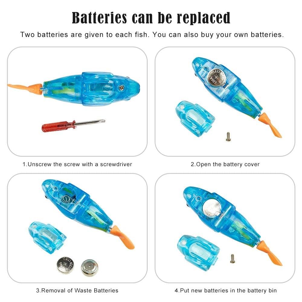 Interactive Electric Fish Toy - Cat - (4 Color Options) - (While Supplies Last)