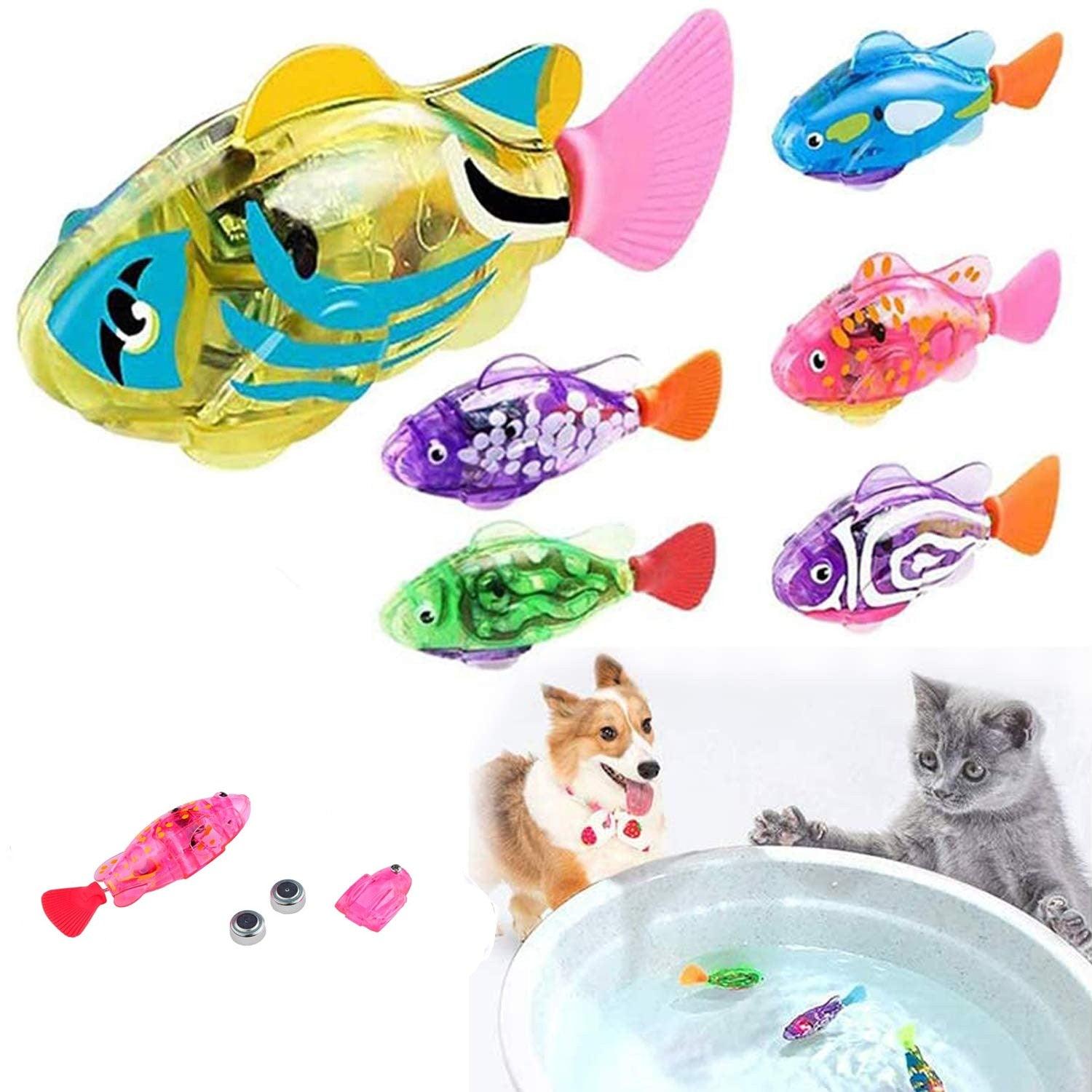 Interactive Electric Fish Toy - Cat - (4 Color Options) - (While Supplies Last)
