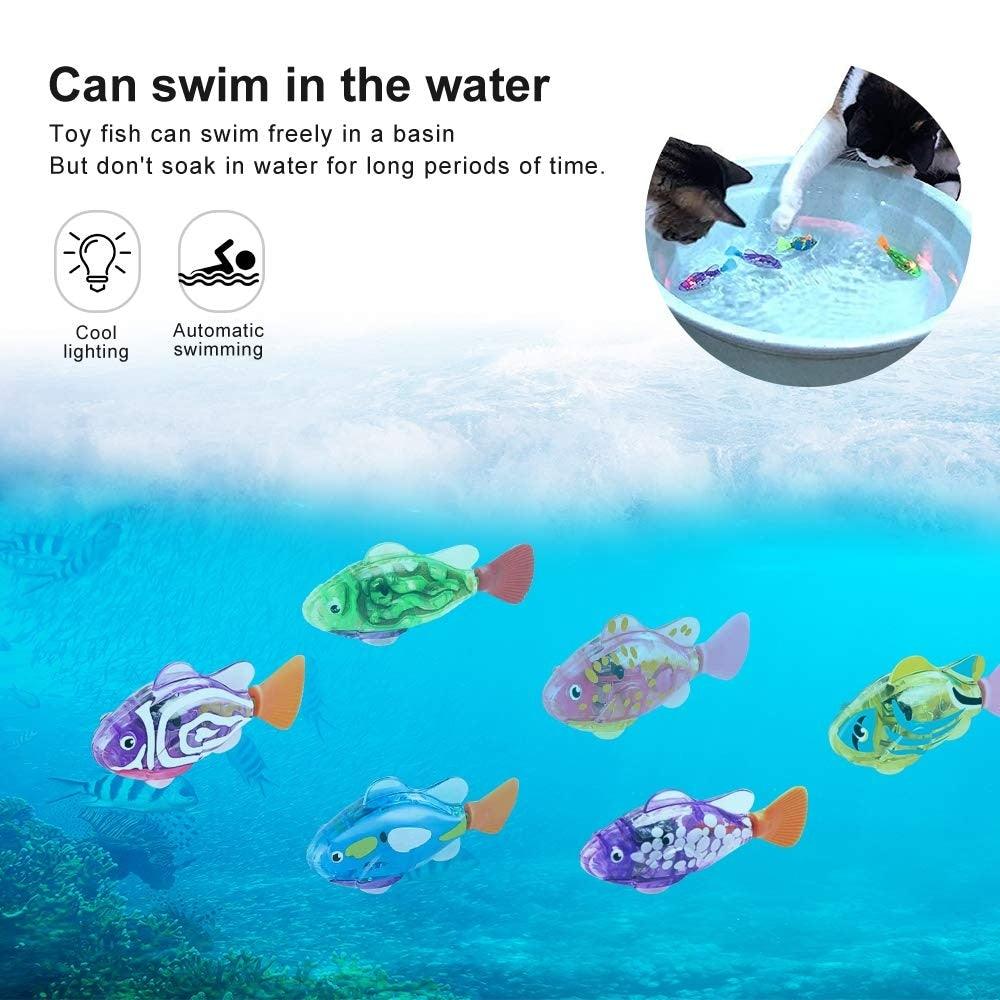 Interactive Electric Fish Toy - Cat - (4 Color Options) - (While Supplies Last)