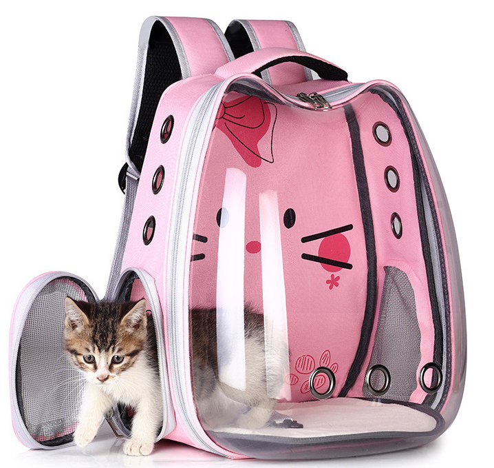 Pet Carrier Backpack  - Cat - (Breathable) - (7 Color Options)