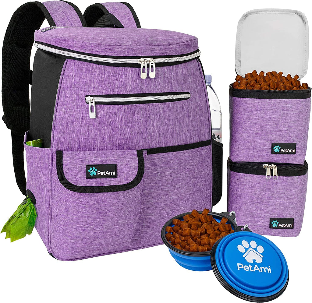 Travel Pet Carrier Backpack - Dog - (Food Supplies) - (Purple) - (One-Size) - (While Supplies Last)