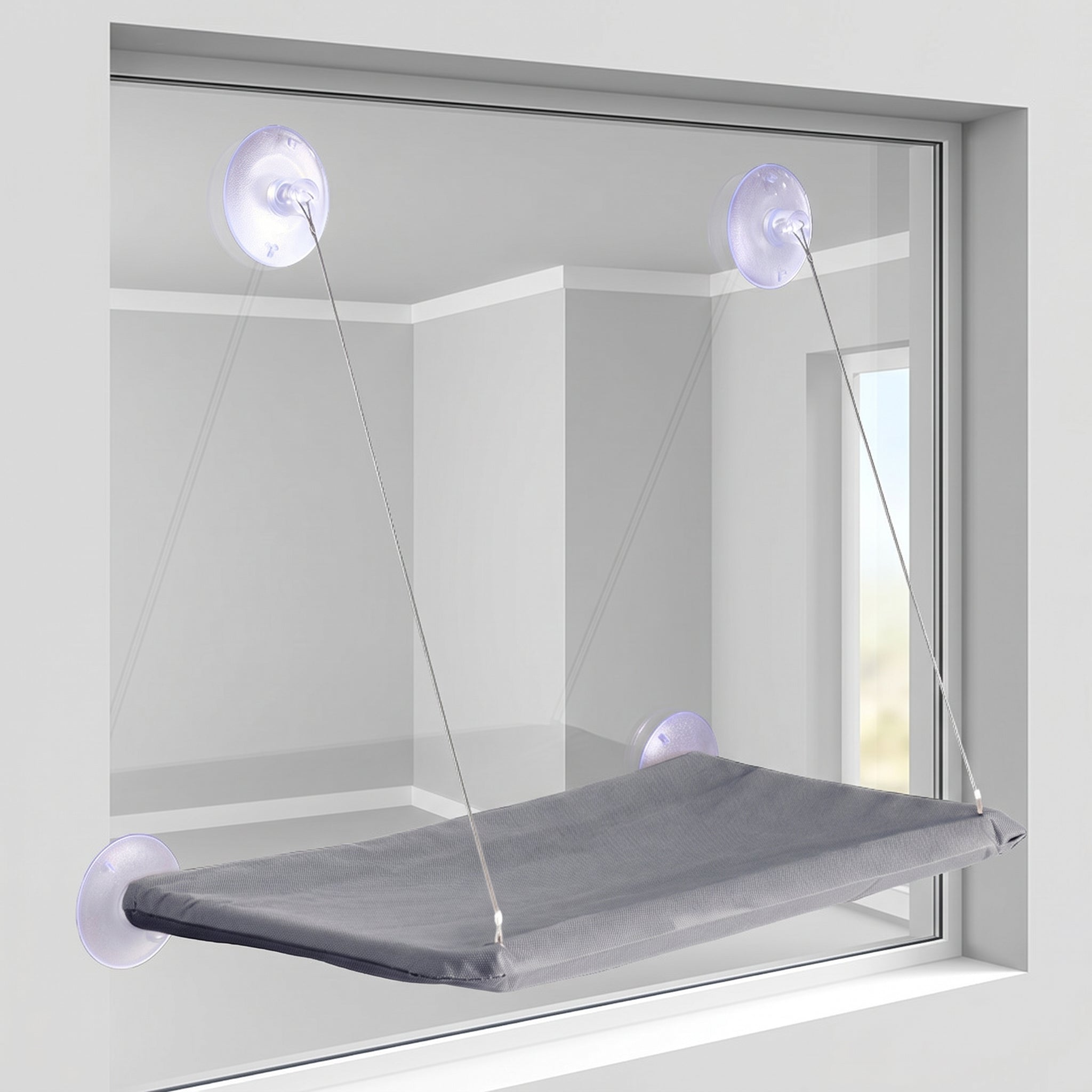 Elevated Window Hammock Bed - Cat