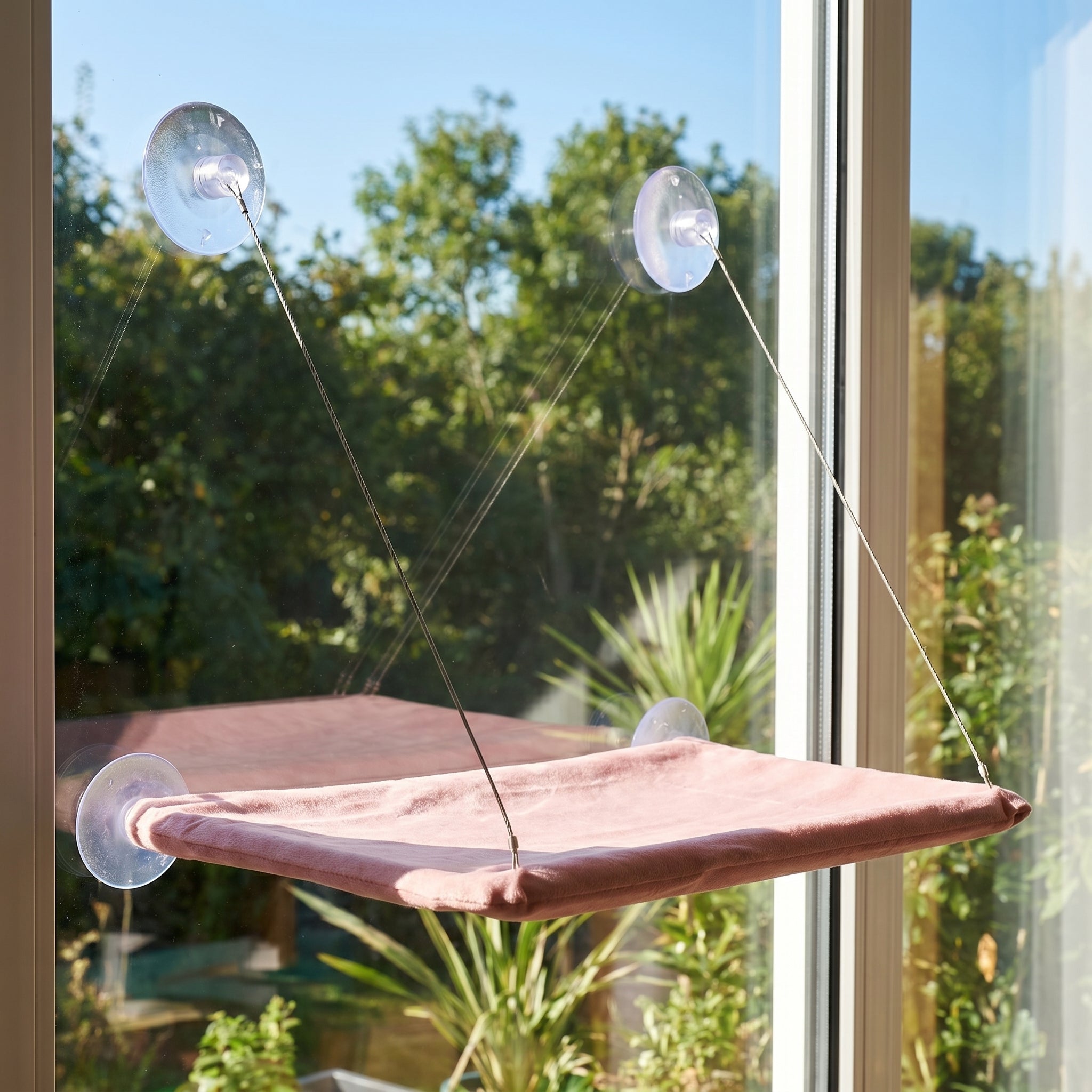 Elevated Window Hammock Bed - Cat